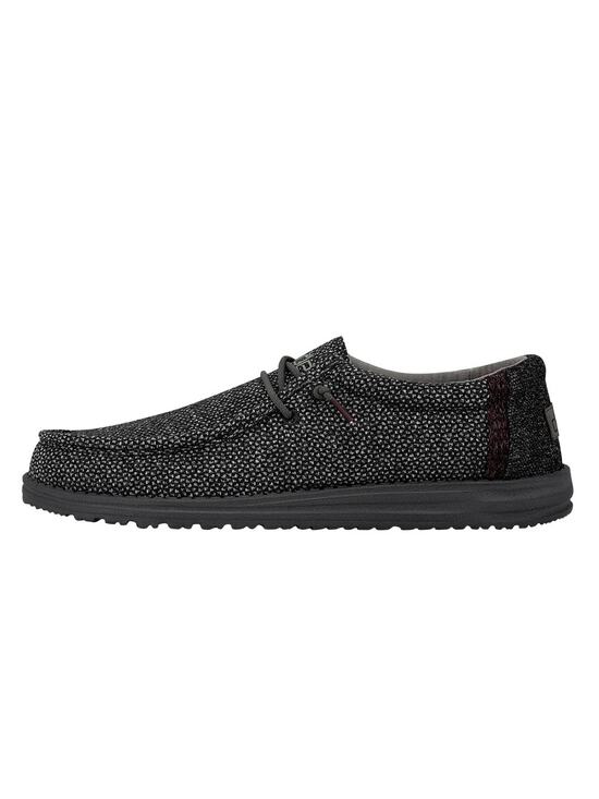 NWT HEYDUDE Men\'s Wally Herringbone Loafers Grey 7